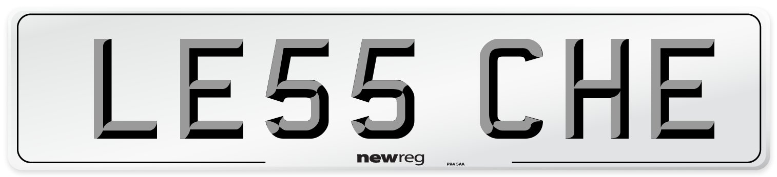LE55 CHE Number Plate from New Reg